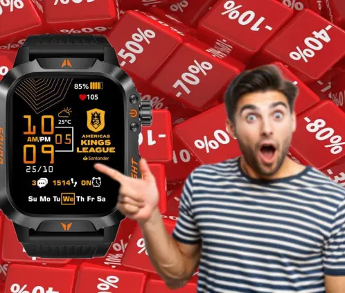 El Hot Sale de Liverpool tiene el reloj oficial de la Kings League en una gran oferta (ESPECIAL) El Hot Sale de Liverpool tiene el reloj oficial de la Kings League en una gran oferta (ESPECIAL)