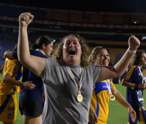 Milagros Martínez, ex entrenadora de Tigres Femenil, es una fuerte candidata para tomar el mando del Real Madrid Femenino. Getty Images Milagros Martínez, ex entrenadora de Tigres Femenil, es una fuerte candidata para tomar el mando del Real Madrid Femenino. Getty Images