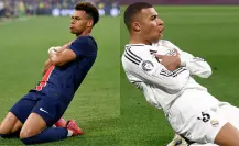 Desiré Doue le ‘dedica’ gol a Kylian Mbappé en la final de la Champions 