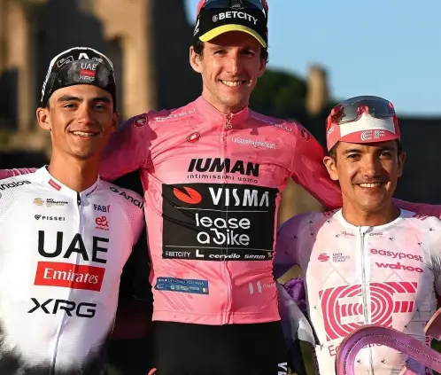 Isaac del Toro terminó segundo en la edición 2025 del Giro de Italia. @havolinedeport Isaac del Toro terminó segundo en la edición 2025 del Giro de Italia. @havolinedeport