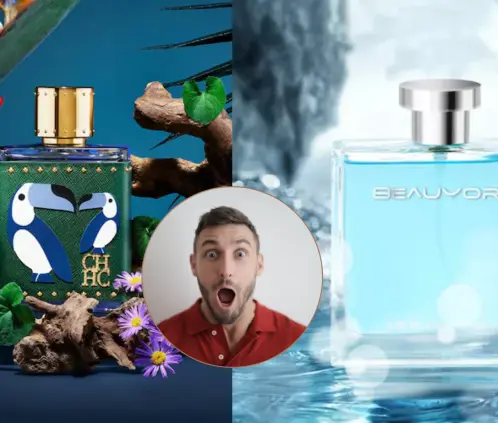 Perfumes famosos collage. Imagen de referencia. Perfumes famosos collage. Imagen de referencia.