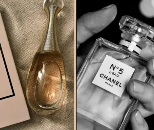 Perfumes para mujer. Imágenes de referencia.