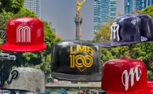 ¡Impresionantes! Gorras gigantes de la LMB se apoderan de Paseo de la Reforma en CDMX