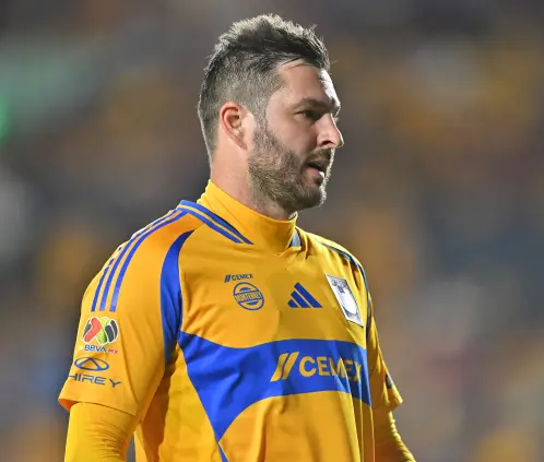 André-Pierre Gignac suma casi cuatro meses sin jugar con Tigres. Getty Images
