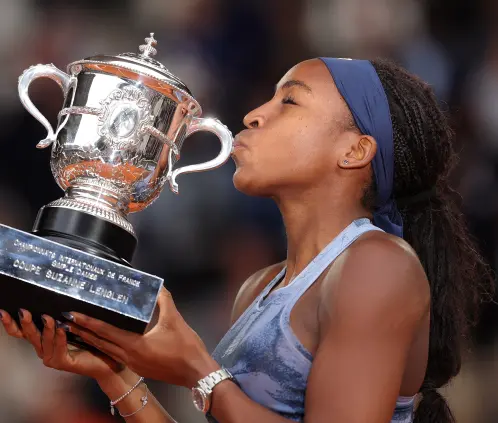 Gauff es la primera estdounidense en ganar Roland Garros, desde Serena Williams en 2015 (Getty Images) Gauff es la primera estdounidense en ganar Roland Garros, desde Serena Williams en 2015 (Getty Images)