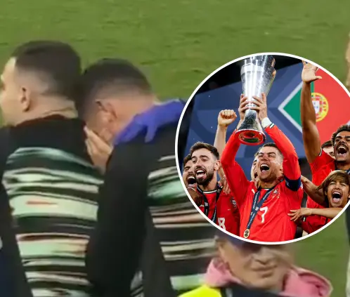 VIDEO | Cristiano Ronaldo no vio el penal que hizo campeón a Portugal (Foto: @Cristiano (X)) VIDEO | Cristiano Ronaldo no vio el penal que hizo campeón a Portugal (Foto: @Cristiano (X))