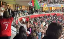 Fanáticos de Cristiano Ronaldo enfrentan a Franck Ribéry en la Final de la Nations League