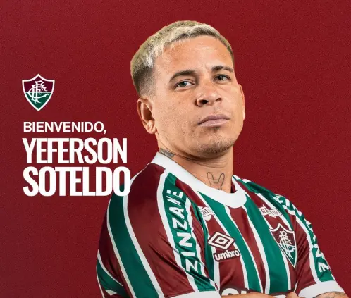 Yeferson Soteldo no podrá jugar la primera ronda del Mundial de Clubes tras haber llegado lesionado al Fluminense. @FluminenseFC Yeferson Soteldo no podrá jugar la primera ronda del Mundial de Clubes tras haber llegado lesionado al Fluminense. @FluminenseFC