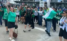 Aficionados del León asisten al Mundial de Clubes para protestar contra la FIFA