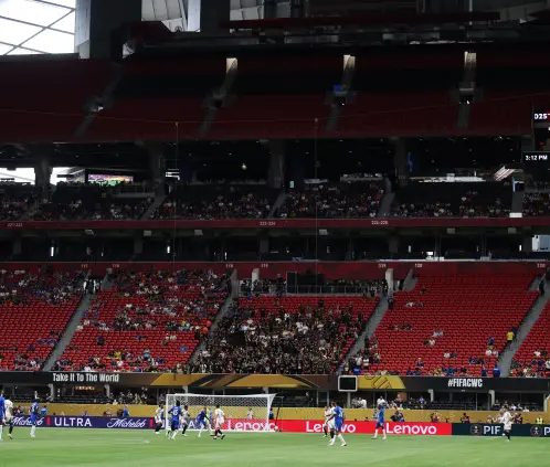 El Chelsea vs. Los Angeles FC comenzó en un estadio prácticamente vacío. Getty Images El Chelsea vs. Los Angeles FC comenzó en un estadio prácticamente vacío. Getty Images