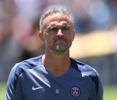 Luis Enrique el ídolo de varios jugadores del PSG Luis Enrique el ídolo de varios jugadores del PSG