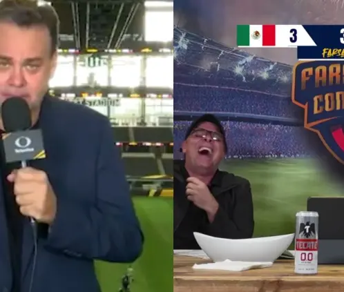 David Faitelson criticó severamente la transmisión de Luis García y Christian Martinoli en YouTube. @martinolimx y @DavidFaitelson_