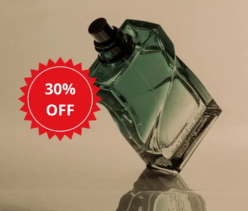 Perfume para caballero. Imagen de referencia.