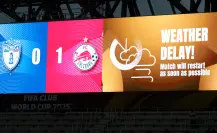 Una tormenta eléctrica interrumpe el Pachuca vs Salzburgo