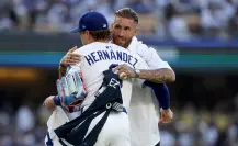 Sergio Ramos lanza la primera bola en juego de Dodgers vs Padres de la MLB