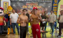 ¡Hay tiro! Pesaje completo para la función de box ‘Fuego en el Ring’