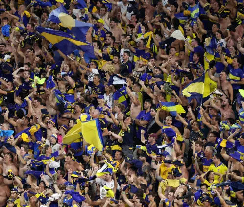 La afición de Boca Juniors protagonizó el primer lleno del Mundial de Clubes. Getty Images La afición de Boca Juniors protagonizó el primer lleno del Mundial de Clubes. Getty Images
