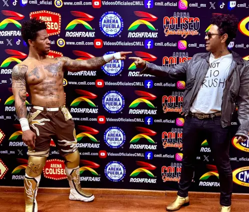 Kalimba fue el invitado sorpresa de Fantasticamanía México, en donde conoció a Lio Rush tras los comparativos entre ambos. @KalimbaMX Kalimba fue el invitado sorpresa de Fantasticamanía México, en donde conoció a Lio Rush tras los comparativos entre ambos. @KalimbaMX