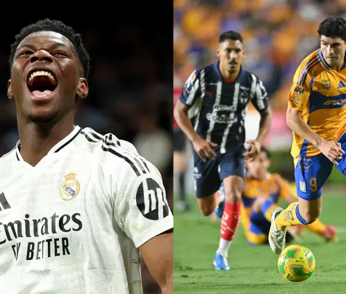 Aurélien Tchouaméni del Real Madrid reveló desconocer a Rayados al confundirlos con Tigres. Getty Images Aurélien Tchouaméni del Real Madrid reveló desconocer a Rayados al confundirlos con Tigres. Getty Images