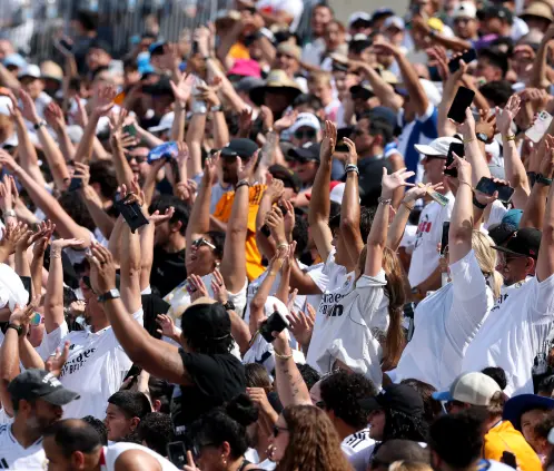 El Real Madrid vs. Pachuca contó con más de 70,000 aficionados en las tribunas. Getty Images El Real Madrid vs. Pachuca contó con más de 70,000 aficionados en las tribunas. Getty Images