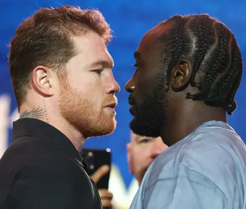 Canelo y Crawford prometen una gran función en Las Vegas (Al Bello/Getty Images for Netflix) Canelo y Crawford prometen una gran función en Las Vegas (Al Bello/Getty Images for Netflix)
