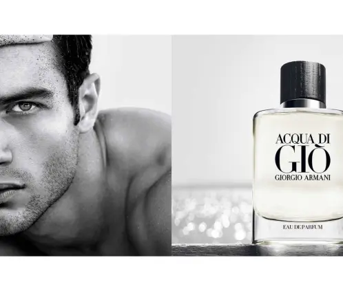 Acqua di Gio, Giorgio Armani. Imagen Publicitaria. Acqua di Gio, Giorgio Armani. Imagen Publicitaria.