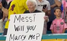 Abuela propone matrimonio a Messi en el Mundial de Clubes