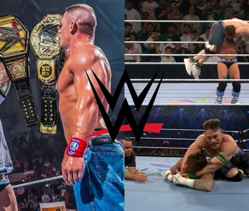 John Cena vs CM Punk en WWE Night Champions. Netflix. Screenshots.