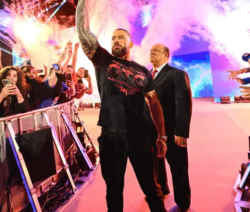 Survivor Series War Games marcaría la despedida de Roman Reigns de la WWE, al ya estar firmado para grabar Street Fighter. Survivor Series War Games marcaría la despedida de Roman Reigns de la WWE, al ya estar firmado para grabar Street Fighter.