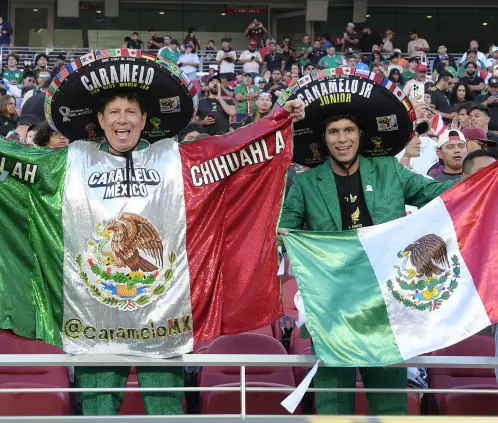 El México vs. Honduras fue el primer lleno de la Copa Oro 2025, al contar con más de 70,000 espectadores en el Levis Stadium. Getty Images