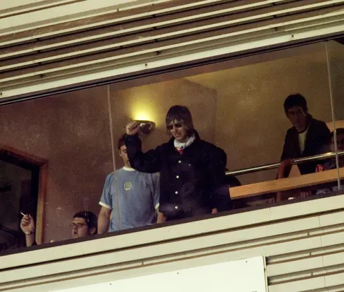Los hermanos Liam y Noel Gallagher son los aficionados más famosos del Manchester City. Getty Images Los hermanos Liam y Noel Gallagher son los aficionados más famosos del Manchester City. Getty Images