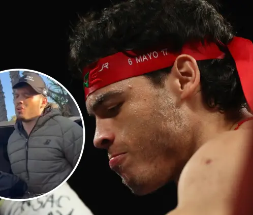 Un video en redes sociales muestra el momento de la detención de Julio César Chávez Jr. por parte de los agentes de ICE. Un video en redes sociales muestra el momento de la detención de Julio César Chávez Jr. por parte de los agentes de ICE.