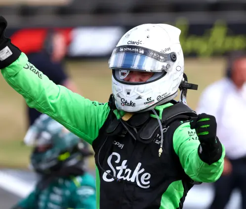 Nico Hülkenberg subió al podio de ganadores en el GP de Gran Bretaña tras haber disputado 238 carreras. Getty Images Nico Hülkenberg subió al podio de ganadores en el GP de Gran Bretaña tras haber disputado 238 carreras. Getty Images