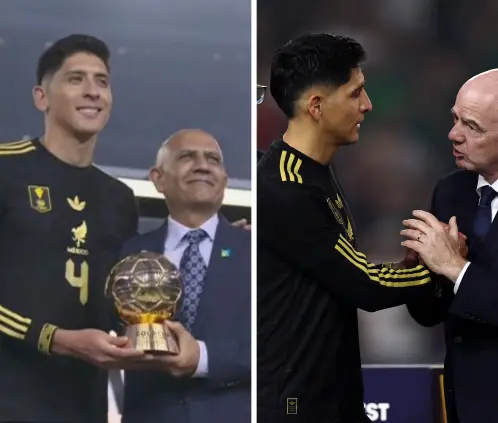 Nombran a Edson Álvarez MVP de la Copa Oro 2025 y pide “tener los pies en la tierra” (Photo by Omar Vega/Getty Images) Nombran a Edson Álvarez MVP de la Copa Oro 2025 y pide “tener los pies en la tierra” (Photo by Omar Vega/Getty Images)