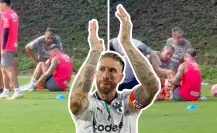 Sergio Ramos sufre susto en entrenamiento de Monterrey