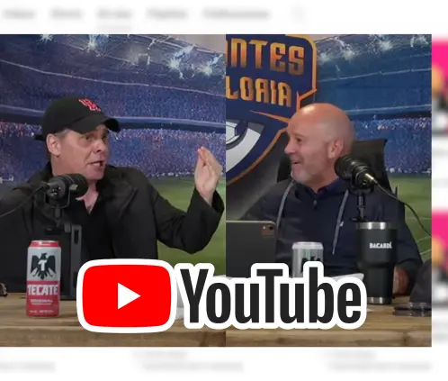 TV Azteca: Luis García y Christian Martinoli rompen YouTube en la Copa Oro 2025 (Foto: Captura @LuisGarciamx YouTube) TV Azteca: Luis García y Christian Martinoli rompen YouTube en la Copa Oro 2025 (Foto: Captura @LuisGarciamx YouTube)
