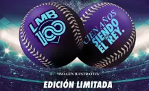 LMB lanza pelota morada para conmemorar los 100 años del béisbol en México