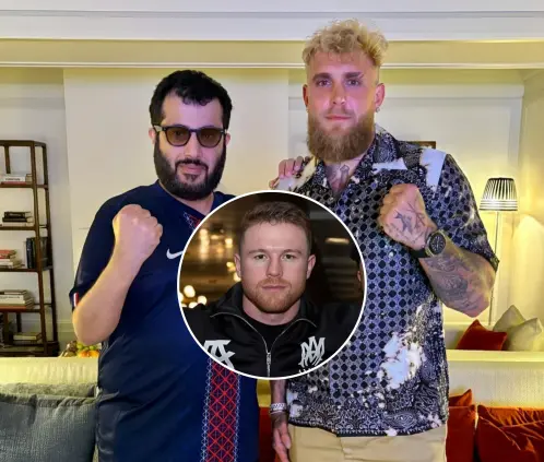 Jeque árabe trabaja en pelea de Canelo Álvarez y Jake Paul (Foto: @turki Instagram) Jeque árabe trabaja en pelea de Canelo Álvarez y Jake Paul (Foto: @turki Instagram)