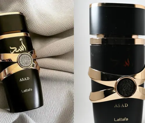 Perfume Asad Lattafa. Imágenes publicitarias. Perfume Asad Lattafa. Imágenes publicitarias.