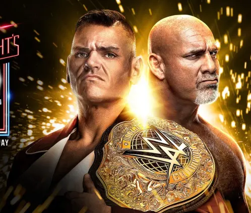 Goldberg tendrá la última lucha de su carrera ante Gunther en Saturday Nights Main Event, por el Campeonato Mundial Peso Pesado de la WWE. @WWE Goldberg tendrá la última lucha de su carrera ante Gunther en Saturday Nights Main Event, por el Campeonato Mundial Peso Pesado de la WWE. @WWE