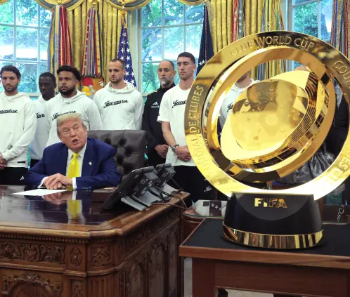 Donald Trump, Presidente de los Estados Unidos, será el invitado de honor de la Final del Mundial de Clubes. Getty Images Donald Trump, Presidente de los Estados Unidos, será el invitado de honor de la Final del Mundial de Clubes. Getty Images