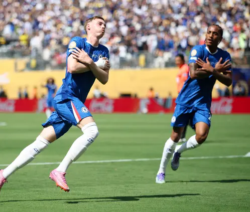 Cole Palmer marcó dos goles para adelantar al Chelsea en la Final del Mundial de Clubes. Getty Images Cole Palmer marcó dos goles para adelantar al Chelsea en la Final del Mundial de Clubes. Getty Images