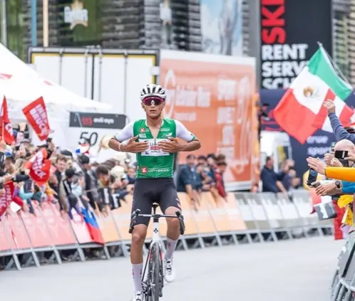 Isaac del Toro conquistó el Giro de Austria tras haber ganado tres de cinco rondas. @OlimpismoMex