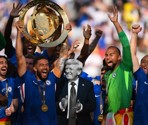 Chelsea borró del momento de los festejos a Trump en redes sociales (Getty images) Chelsea borró del momento de los festejos a Trump en redes sociales (Getty images)