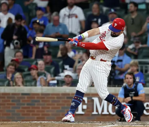 Kyle Schwarber se convirtió en el héroe de la Liga Nacional en un juego muy especial (Getty Images) Kyle Schwarber se convirtió en el héroe de la Liga Nacional en un juego muy especial (Getty Images)