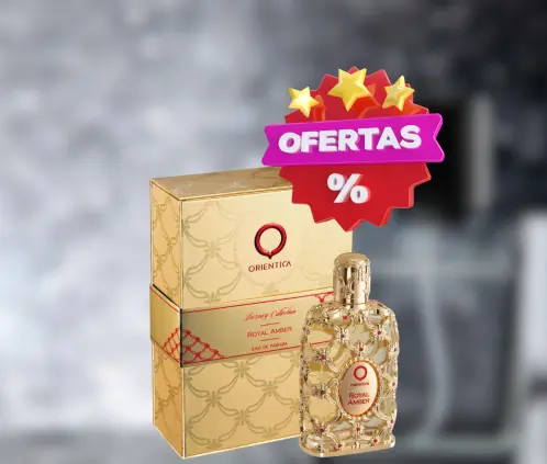 Perfume Orientica. Imágenes publicitarias. Canva Imágenes.