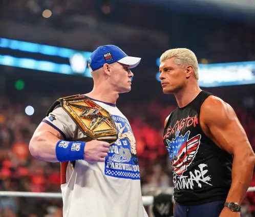 John Cena hará su regreso a WWE para la firma del contrato de su lucha con Cody Rhodes en SummerSlam. @NetflixES John Cena hará su regreso a WWE para la firma del contrato de su lucha con Cody Rhodes en SummerSlam. @NetflixES