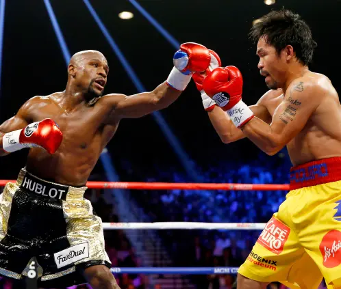 Floyd Mayweather Jr. y Manny Pacquiao estarían en negociaciones para protagonizar una nueva pelea. Getty Images Floyd Mayweather Jr. y Manny Pacquiao estarían en negociaciones para protagonizar una nueva pelea. Getty Images