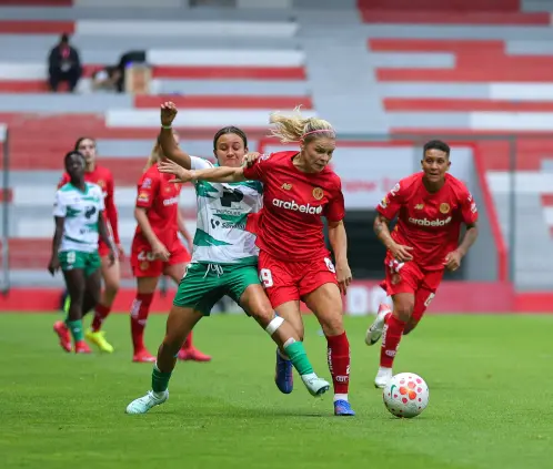 Toluca Femenil vence a Santos y consigue su primer triunfo del Apertura 2025 (Foto: @tolucafemenil X) Toluca Femenil vence a Santos y consigue su primer triunfo del Apertura 2025 (Foto: @tolucafemenil X)