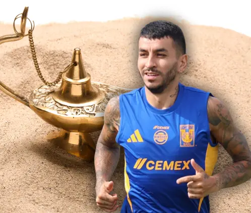 ¡Aladino juega en Tigres! Ángel Correa tiene un apodo que casi nadie conoce (Foto: @TigresOficial X y Canva) ¡Aladino juega en Tigres! Ángel Correa tiene un apodo que casi nadie conoce (Foto: @TigresOficial X y Canva)